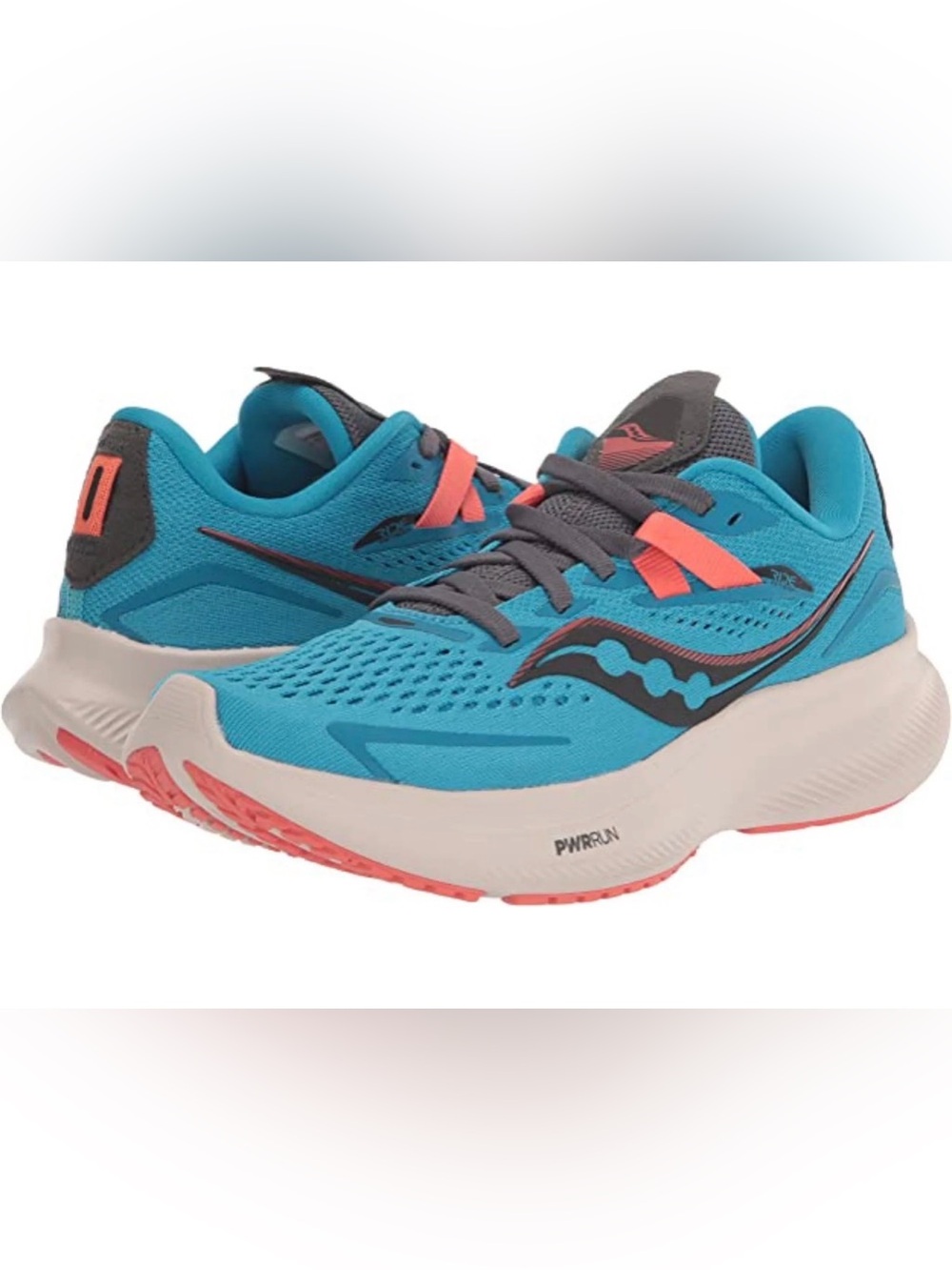 Saucony Ride 15 Ocean Shadow Women 9.5 Running Shoes Y2K Gorpcore Sneakers Mesh